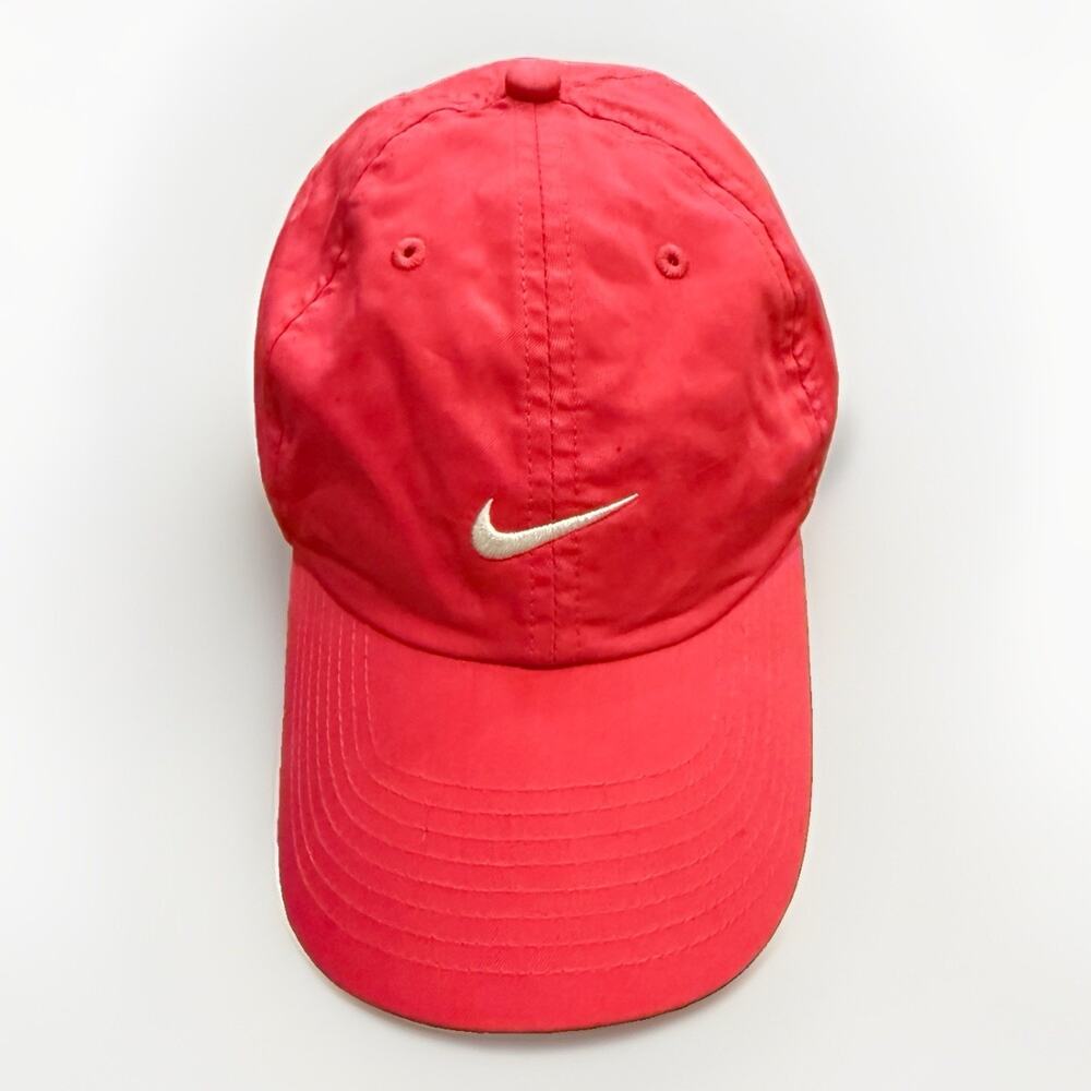 Nike Golf Womens Pink Center Swoosh Adjustable Strapback Hat Cap 594841-604